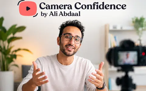 Download Camera Confidence Masterclass – Ali Abdaal