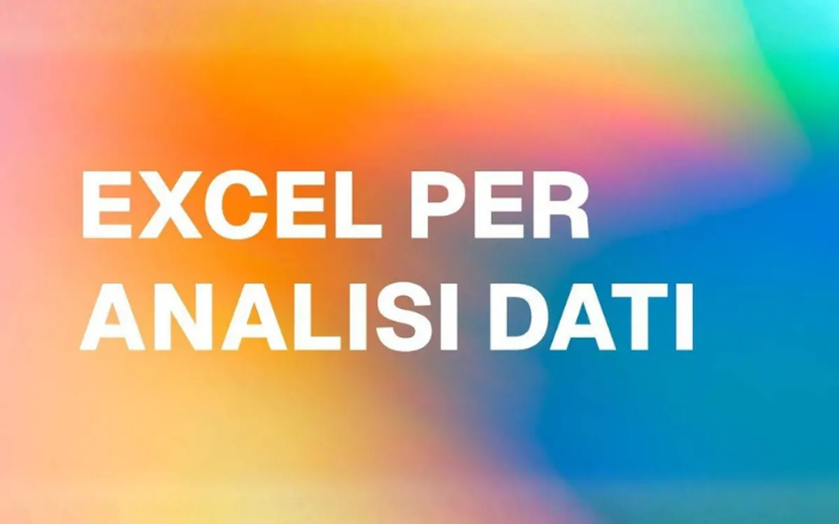 Download Corso Excel per Analisi Dati – Data Masters