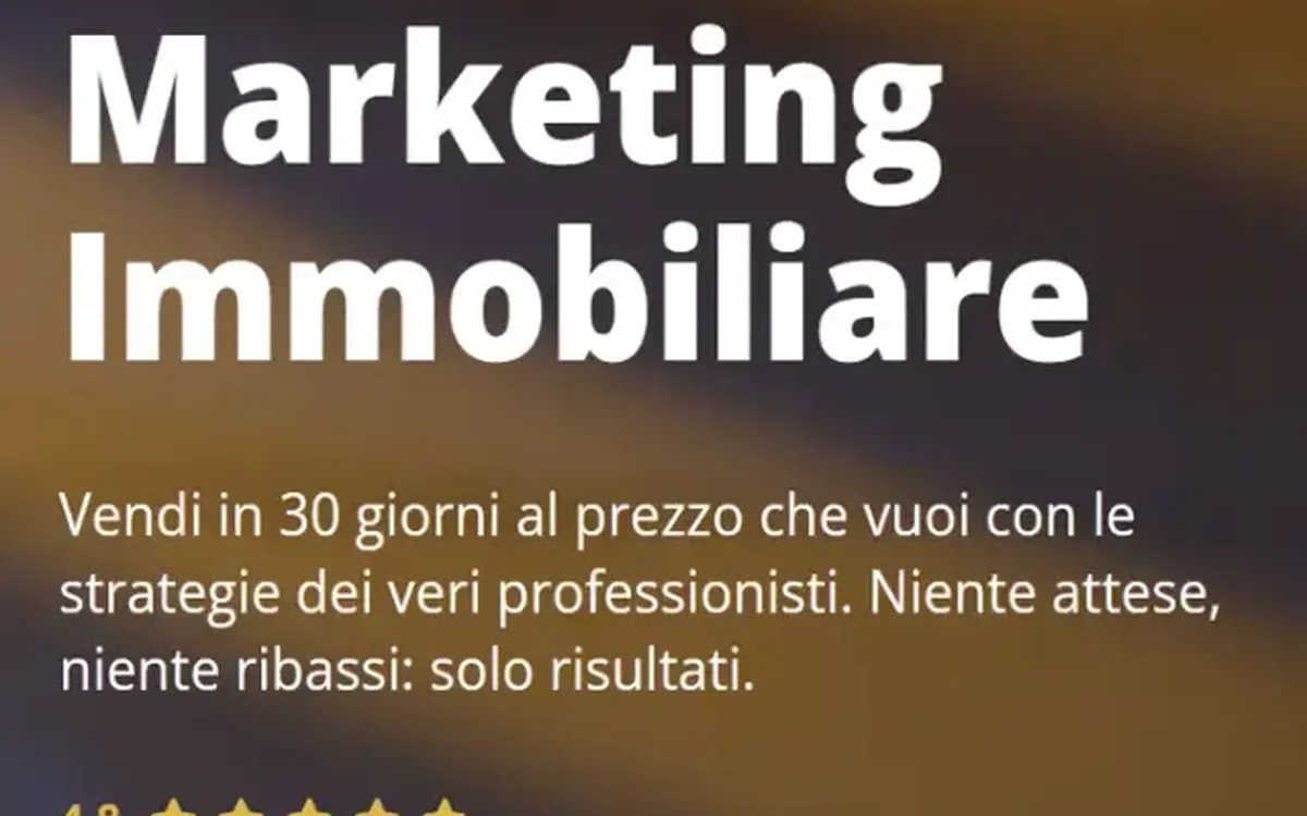 Download Master online in marketing e vendita Immobiliare – Alfio Bardolla