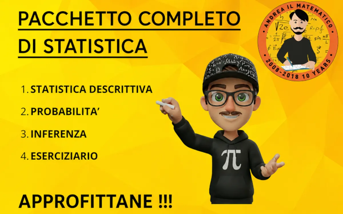 Download Pacchetto Completo di Statistica – Andrea il Matematico